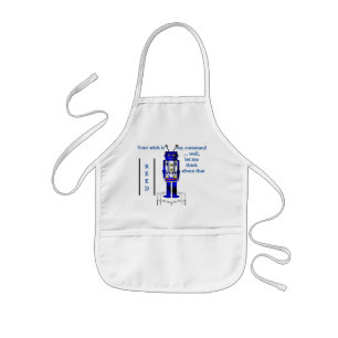 Avental Infantil "Robô" para ser criança personalizada Apron