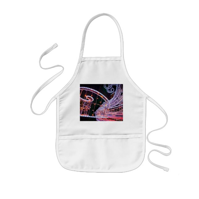 Avental Infantil Rodovalho rosa (Frente)