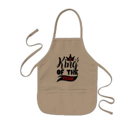 Avental Infantil Royal Chef Apron: Rei da Cozinha