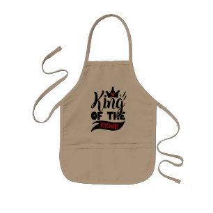 Avental Infantil Royal Chef Apron: Rei da Cozinha