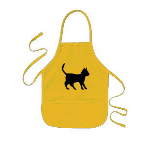 Avental Infantil Schwarzer Kater
