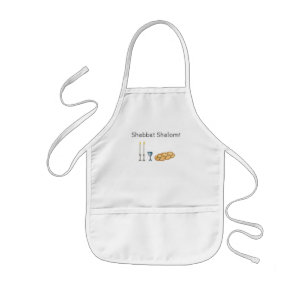 Avental Infantil Shabbat Sketch Apron