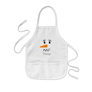 Avental Infantil Snowman Confusa Face Frosty