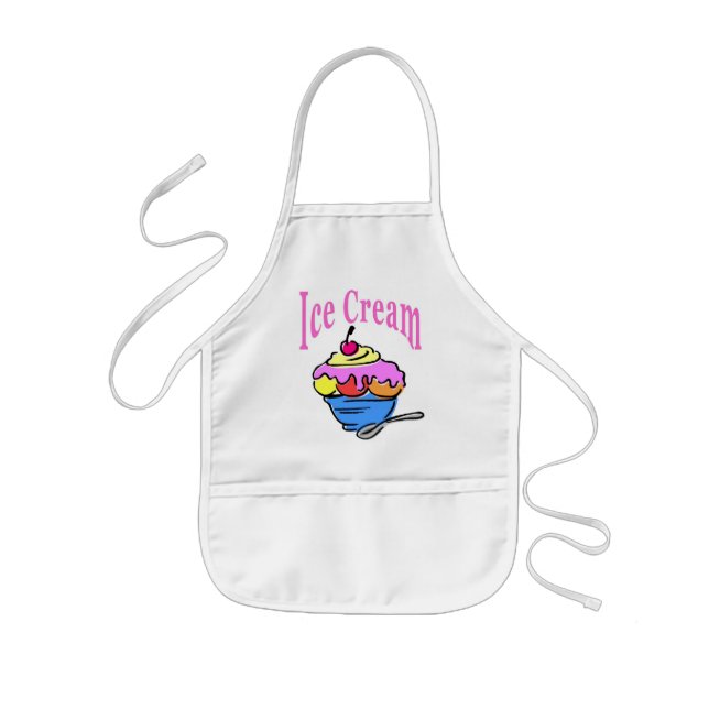 Avental Infantil Sorvete Apron (Frente)