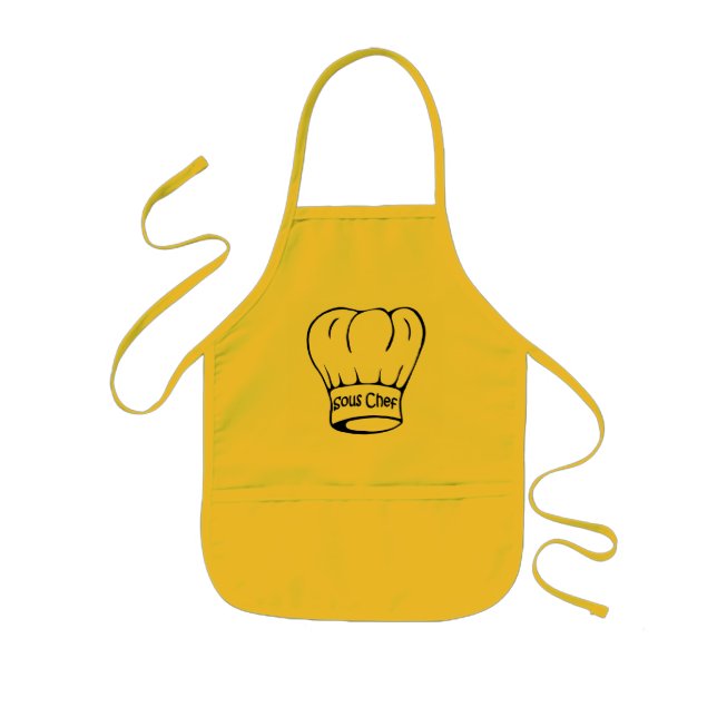 Avental Infantil Sous Chef Apron para Crianças (Frente)