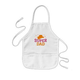 Avental Infantil Super Pai