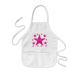 Avental Infantil Superstar Apron, Rosa