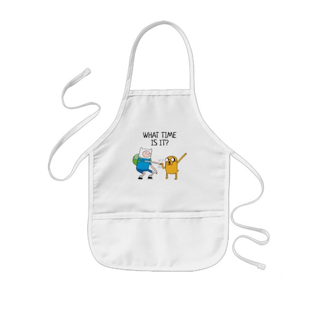 Avental Infantil Tempo de Aventura | Finn & Jake Fist Bump (Frente)