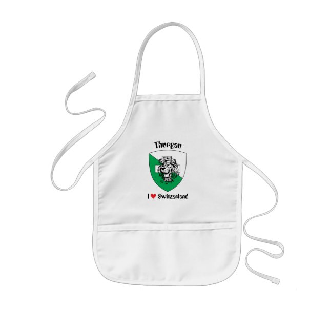 Avental Infantil Thurgau Schweiz Schürze (Frente)