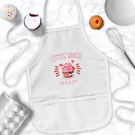 Avental Infantil Torta Personalizada Pequena Padeira
