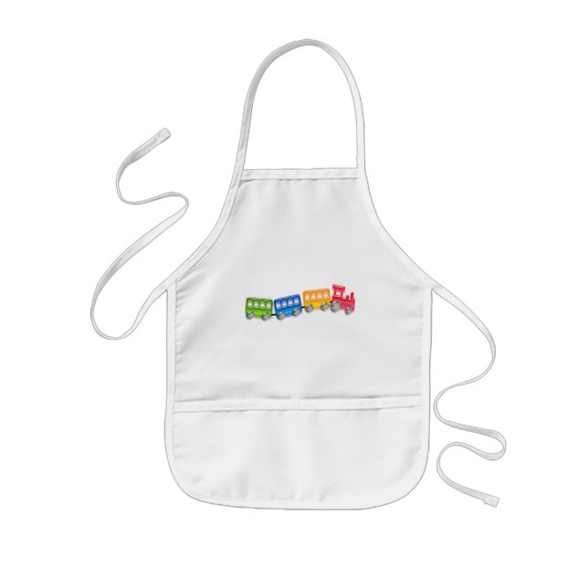 Avental Infantil Trem do brinquedo (Frente)