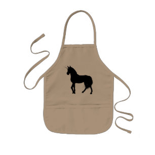 Avental Infantil Unicorn Silhouette Apron