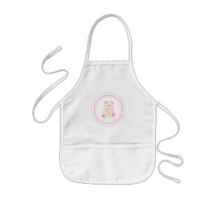 Avental Infantil Urso de ursinho feminino