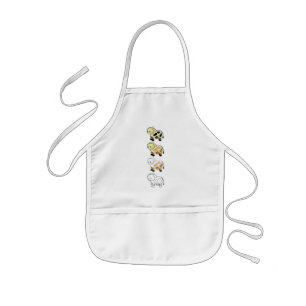 Avental Infantil Vacas Leiteiras de Cartoon Apron