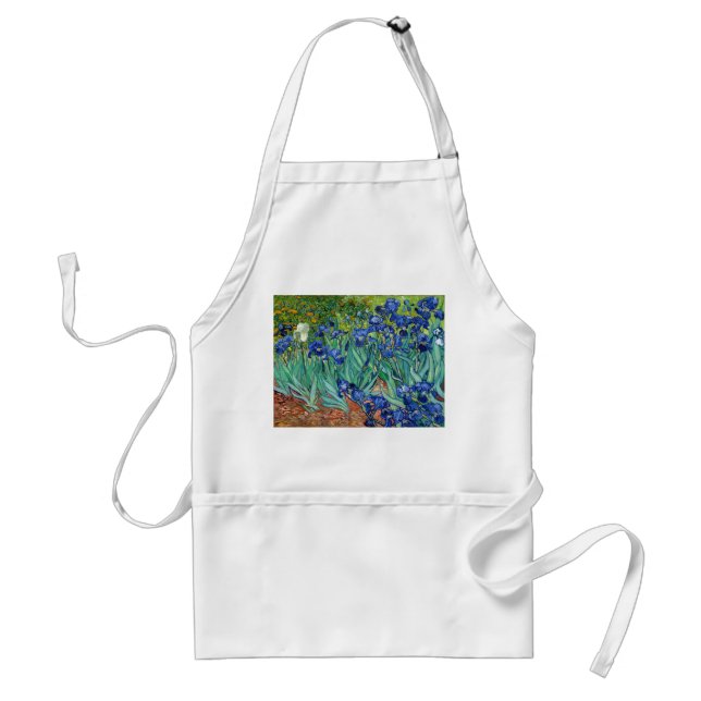 Avental Irises Vincent van Gogh Painting Apron (Frente)