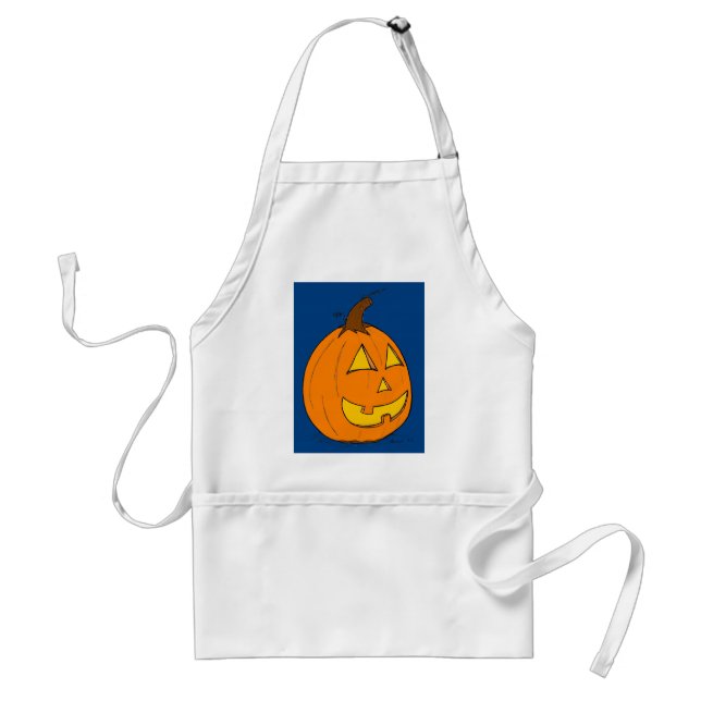 Avental Jack o' Lantern Blue Apron (Frente)