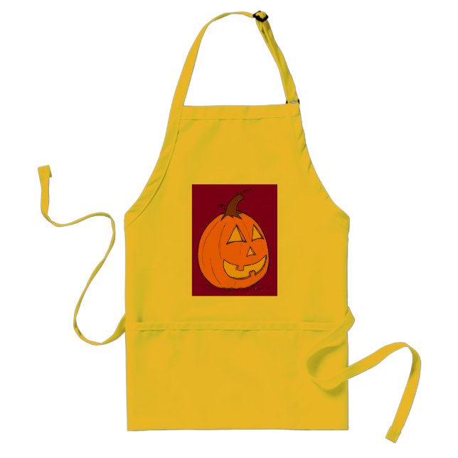 Avental Jack o' Lantern Purple Apron (Frente)
