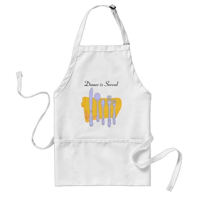 Avental Janto Servido Tableware Set Apron (Frente)