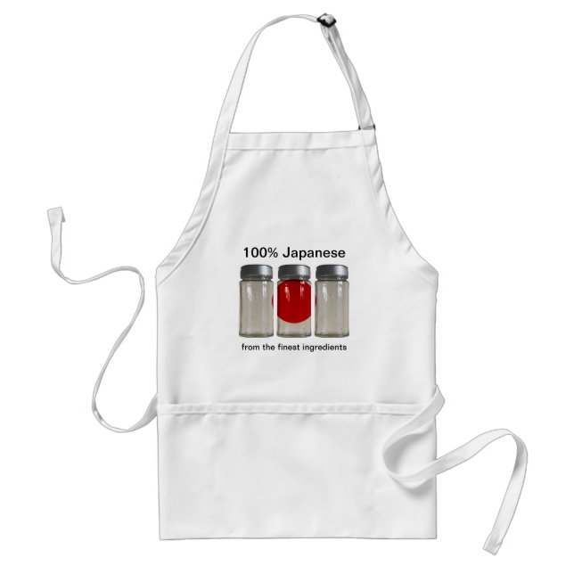 Avental Japão Flag Spice Jars Apron (Frente)