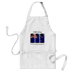 Avental Jars Apron, Spice, Bandeira da Nova Zelândia