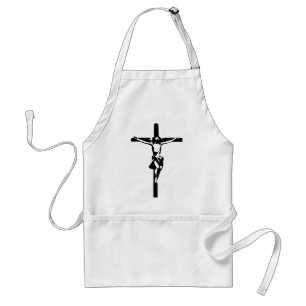 Avental Jesus - crucifixo