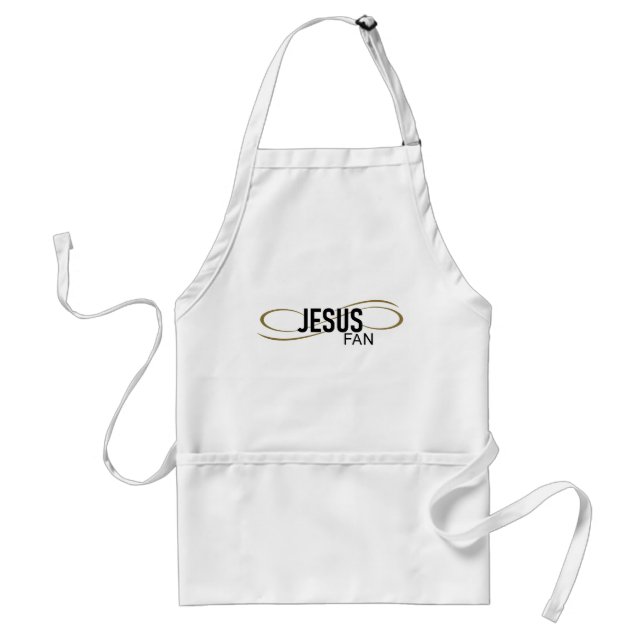 Avental Jesus Fan com Cozinhar de espiral Apron (Frente)