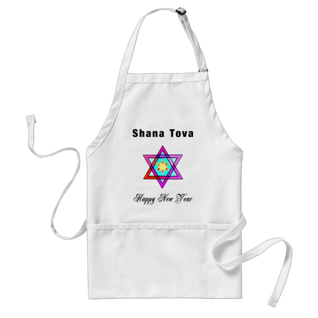 Avental Jewish Star Shana Tova (Frente)