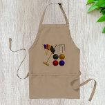 Avental Jogo Do Croquet Apron<br><div class="desc">Como o croquete, então esta design é para você. Ele tem todo o equipamento que você precisa para um jogo de croquete. As bolas, o martelo, o gol e as bandeiras. Um conjunto de croquetes de cheio. Este jogo de design de croquete parece excelente neste avental. Perfeito para si mesmo...</div>