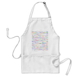 Avental Julia Design de texto II Standard Apron