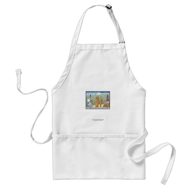 Avental Katmandu e Dogmandu Cartoon Engraçado Apron (Frente)