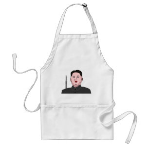 Avental Kim Jong-un com Míssil Nuclear Pop Art