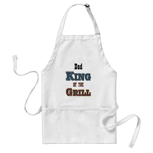 Avental King of the Grill Personalized Apron (Frente)