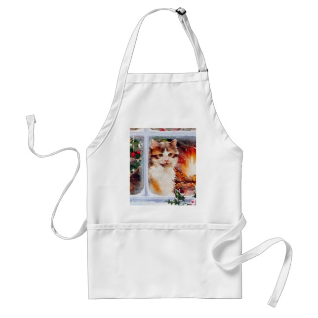 Avental Kitten Natal (Frente)