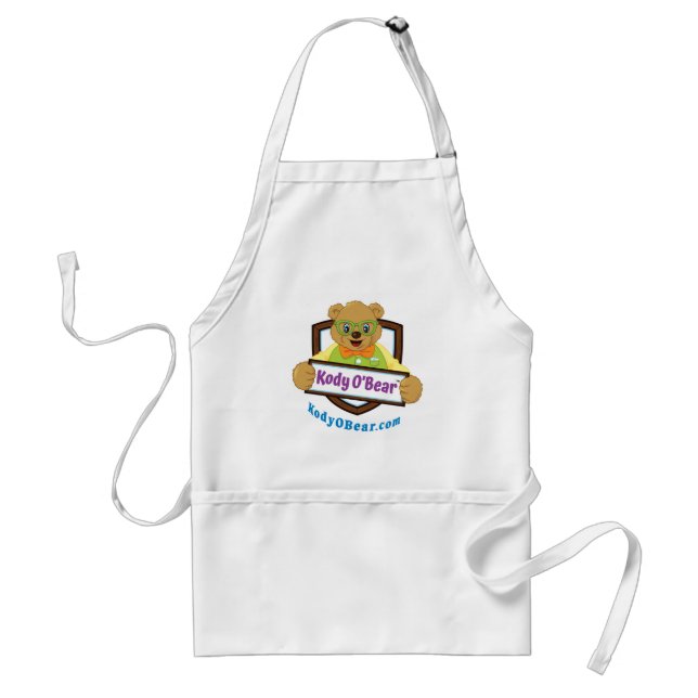 Avental Kody O'Bear Kitchen Apron para crianças e adultos (Frente)