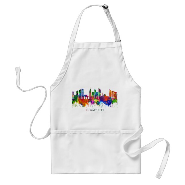 Avental Kuwait City Kuwait Skyline (Frente)