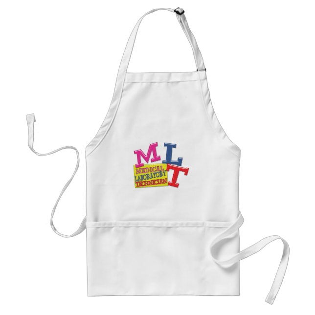 AVENTAL LABORATÓRIO MLT WHIMSICAL FUN ACRONYM LETTERS (Frente)