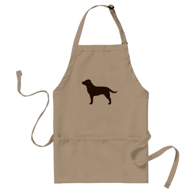 Avental Labrador retriever (chocolate) (Frente)