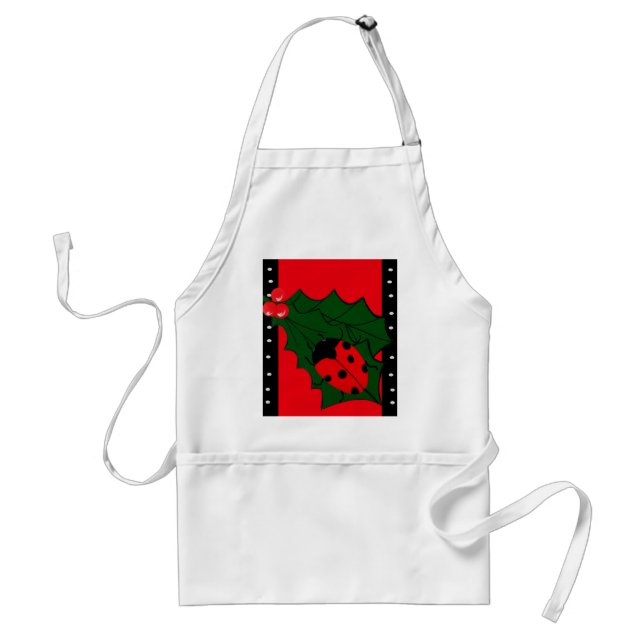 Avental Ladybug Christmas Apron (Frente)