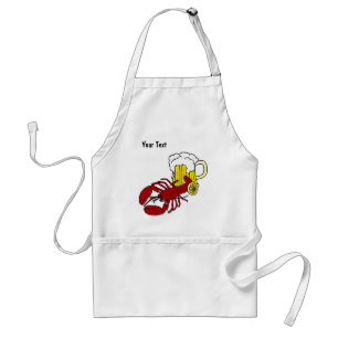 Avental Lagosta Cerveja Apron Modelo