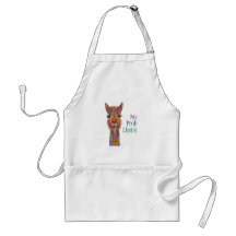 Lama Apron, bonito e colorido