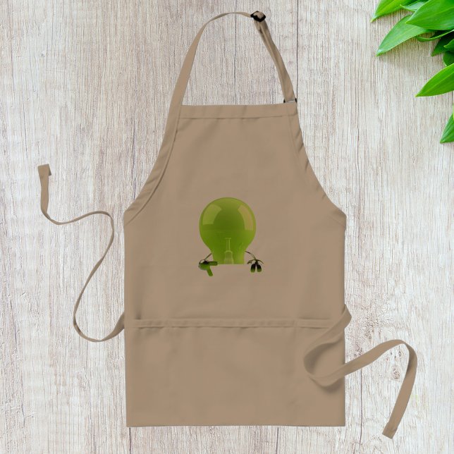 Avental Lâmpada Verde Apron (Criador carregado)