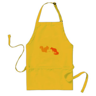 Avental Laranja Squirrels