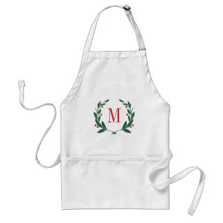Avental Laurel Wreath Monograma