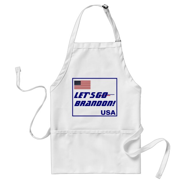 Avental Let's go Brandon! Adult Apron (Frente)