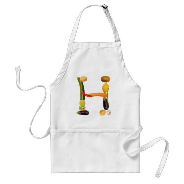 Avental letter “h” of fruits and vegetables (Frente)