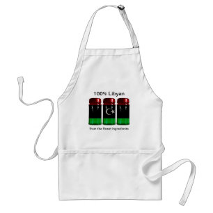 Avental Líbia Flag Spice Jars Apron