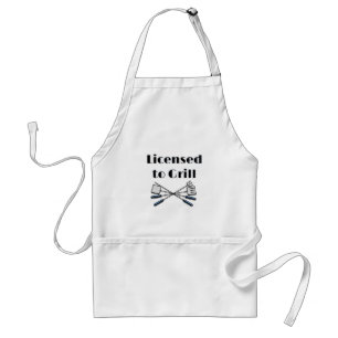 Avental Licenciado para Grill Apron