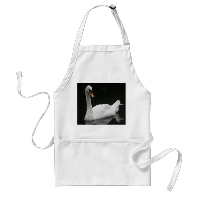 Avental Linda Branca Swan Apron (Frente)