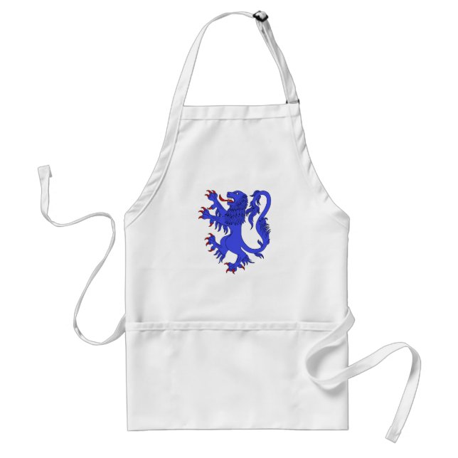 Avental Lion Rampant Azure (Frente)