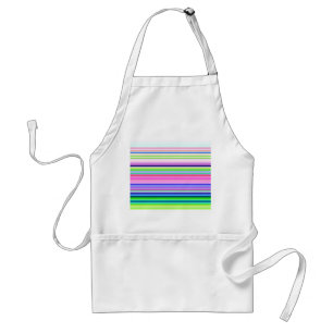 Avental Listras de neon coloridas quentes